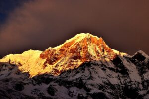 Sun break in the Himalayas